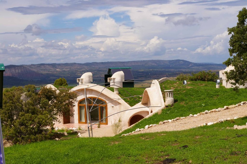 Habitación de cueva bioclimática