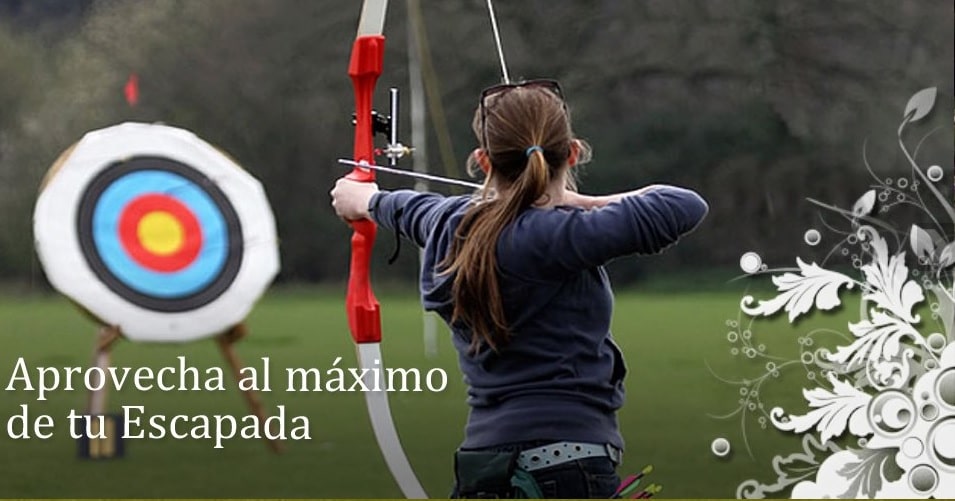 Tiro con arco en plena naturaleza