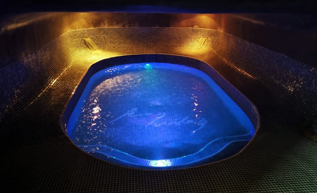 Zona interior del spa rural